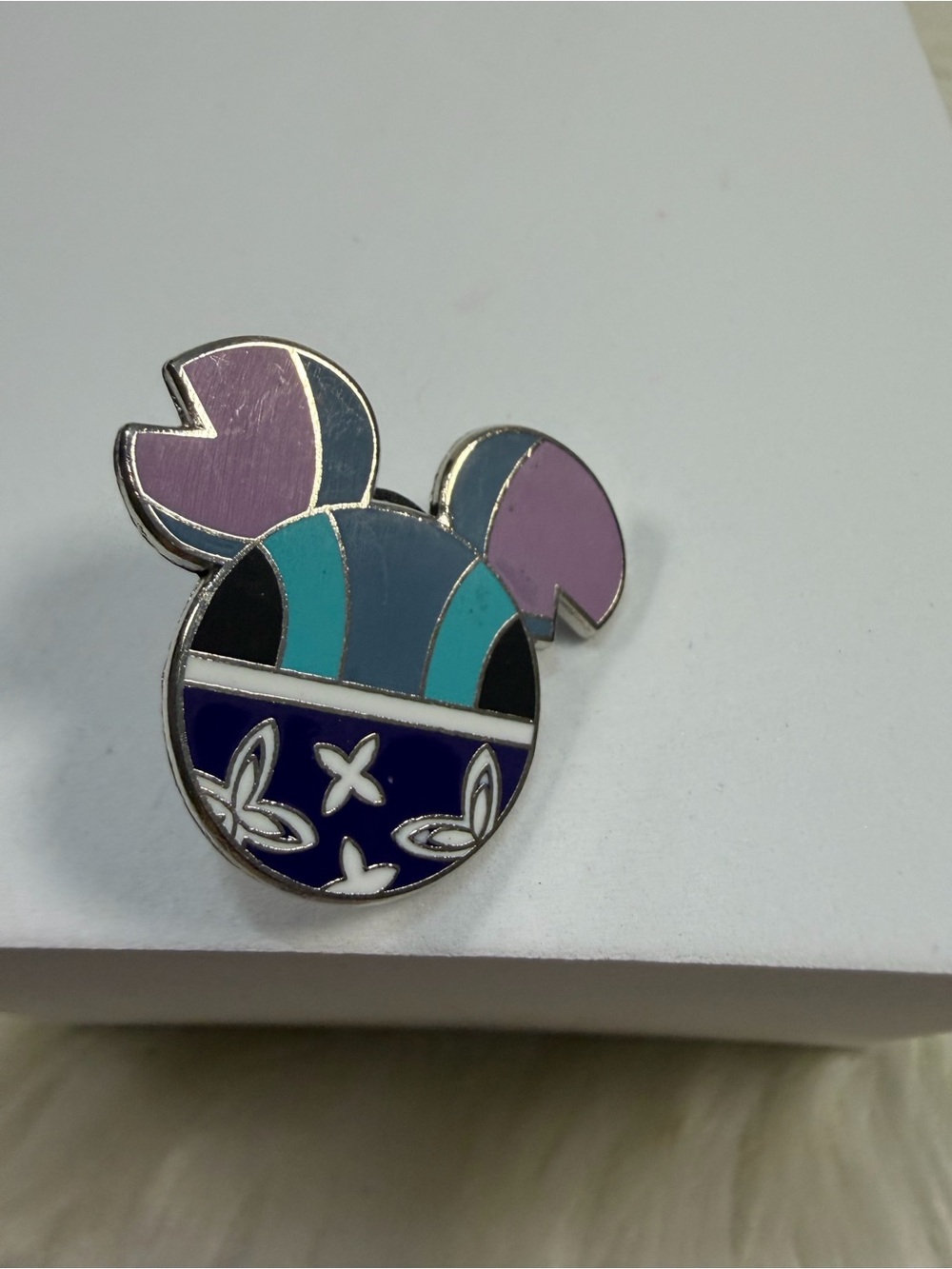 💙3/$20💙 Disney Purple Teal Blue Enamel Pin - Picture 1 of 3